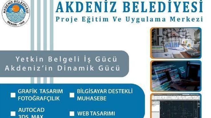 Akdeniz Belediyesi gençlere meslek kazandırıyor