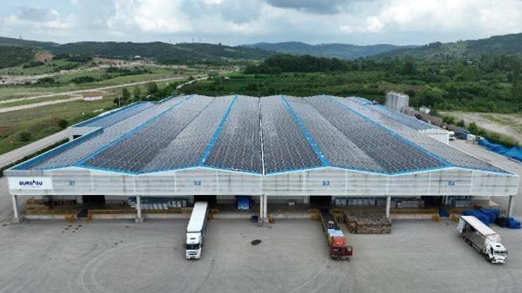 Su fabrikasında elektrik üretiliyor