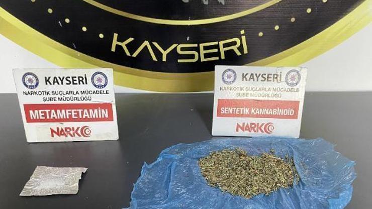 Kayseri’de uyuşturucu operasyonu: 2 gözaltı