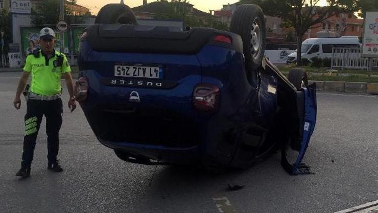 Takla atan cipin sürücüsü yaralandı