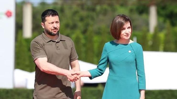 Ukrayna Devlet Başkanı Zelenski, Moldova’ya geldi