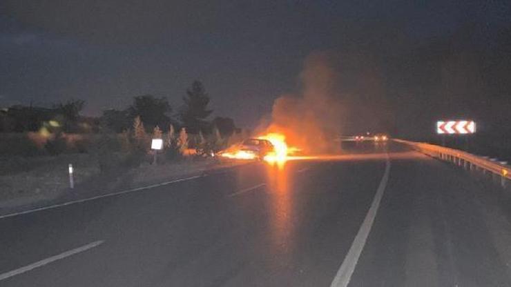 Kiliste, otomobilde çıkan yangını itfaiye söndürdü