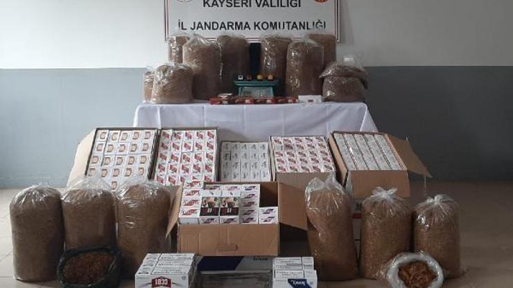 Kayseride kaçak sigara ticareti yapan 1 kişiye gözaltı