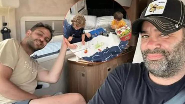Bülent Şakrak ve Erkan Kolçak Köstendil karavan tatiline çıktı