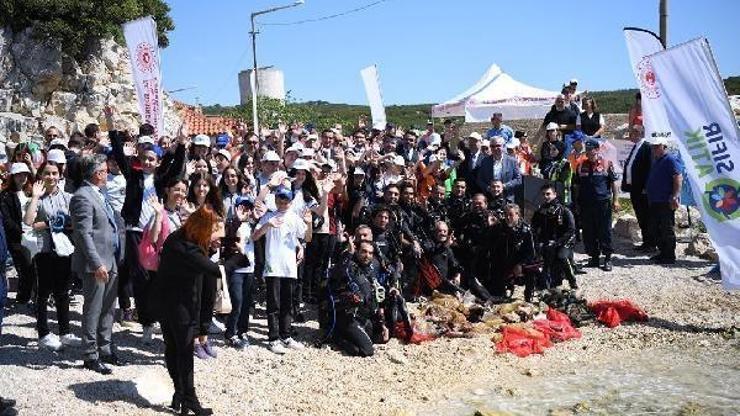 Saros Körfezi’nde, Türkiye Çevre Haftası etkinliği