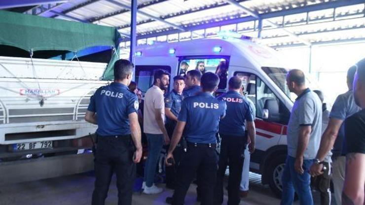 Edirnede pazarcılar arasında kavga: 2 yaralı