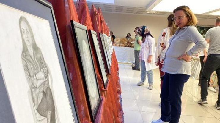 Cezaevindeki hükümlü ve tutukluların yaptığı ürünler Samsun Adliyesinde sergilendi