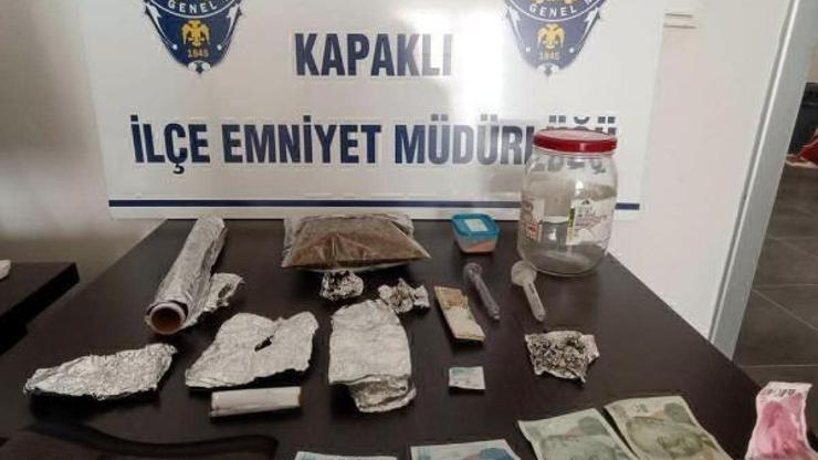 Kapaklıda evinde uyuşturucu bulunan şüpheli tutuklandı