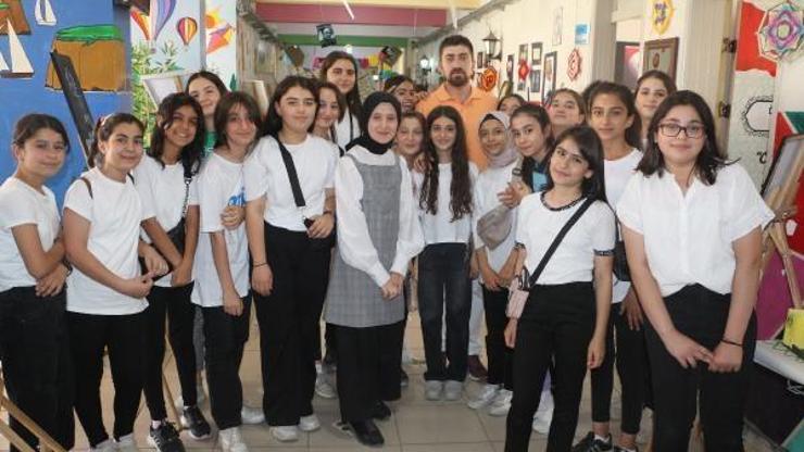 Şırnak’tan ortaokul öğrencilerinden resim ve teknoloji sergisi