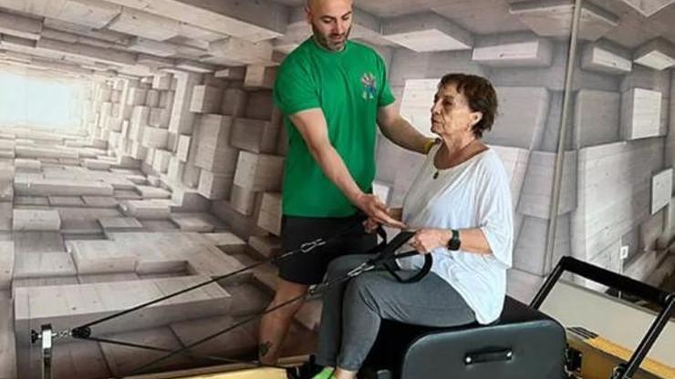 Ayten Uncuoğlu spora vakit ayırıyor