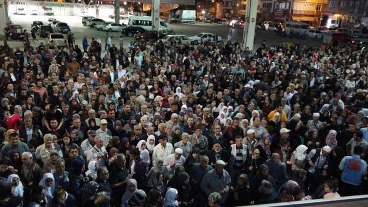 Burdurda hacı adayları uğurlandı