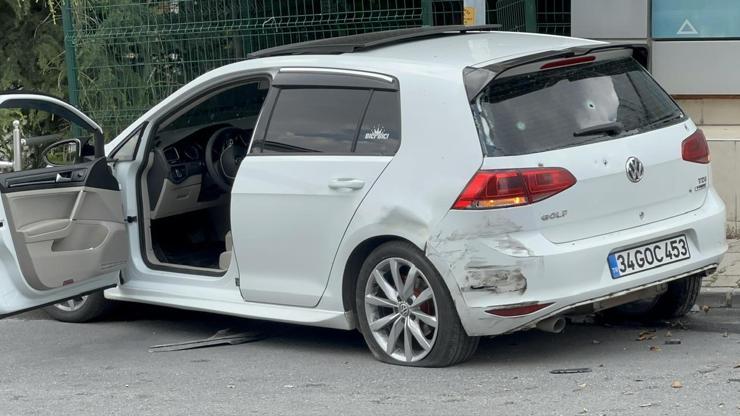 Ümraniye’de otomobile silahlı saldırı