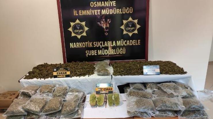 Osmaniye’de 19 ayrı uyuşturucu operasyonuna 26 gözaltı