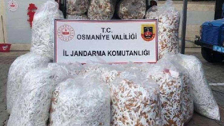 Osmaniye’de 1 milyon 60 bin kaçak makaron ele geçirildi