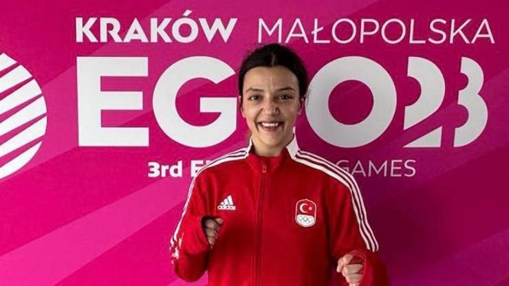 Avrupa Oyunlarında Emine Arslan altın madalya kazandı