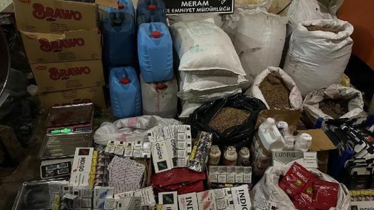 Konyada kaçak tütün operasyonu: 2 gözaltı