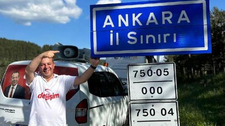 Tanju Özcanın Değişim ve Adalet yürüyüşünde 4üncü gün: Ankara il sınırına ulaştı