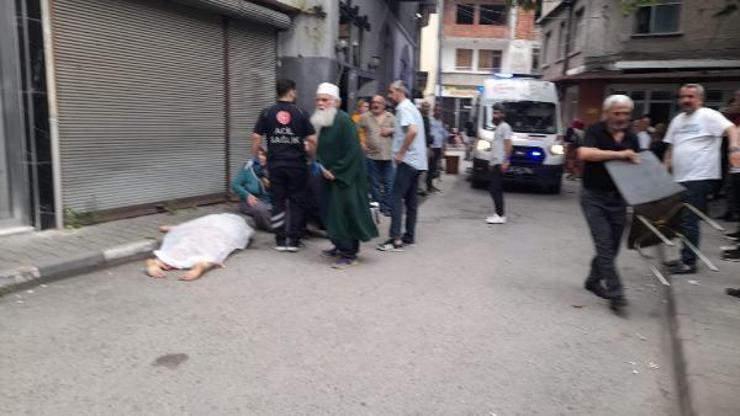 Bafrada, balkon camını silerken düşüp öldü