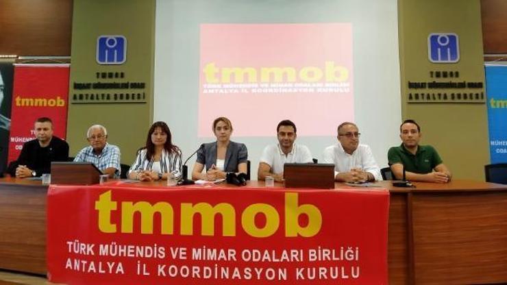Konyaaltı Sahilindeki işgale TMMOBdan tepki