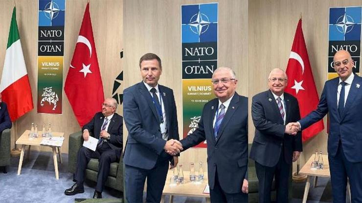 Bakan Güler, Litvanya’da mevkidaşları ile görüştü