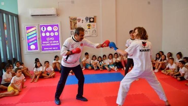 Çukurovalı çocuklar spor yapıyor