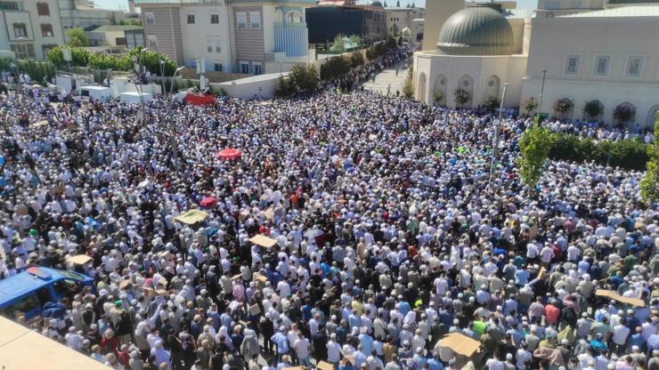 Menzil cemaati lideri için Adıyamanda cenaze töreni düzenlendi