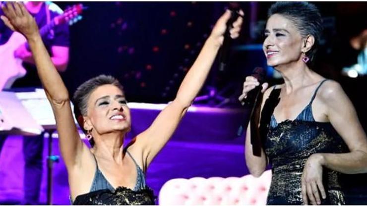 Yıldız Tilbe kıyafetleriyle dikkat çekmeyi başardı