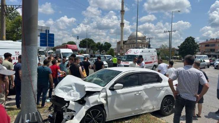 Samsun’da iki otomobil çarpıştı: 7 yaralı