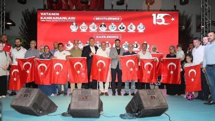 Kağıthanede 15 Temmuz şehitleri anma programı düzenlendi