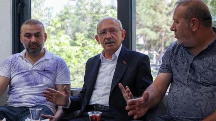 Kılıçdaroğlu, taksicilerle buluştu