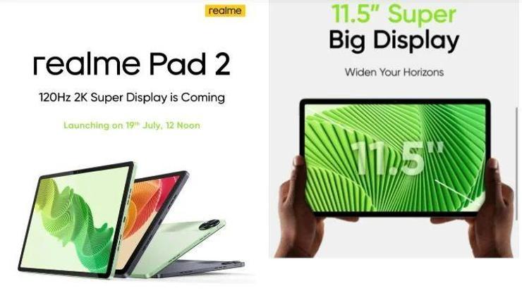 Realme Pad 2 gün sayıyor