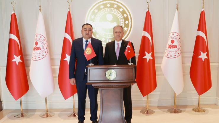 Bakan Yerlikaya, Kırgız mevkidaşı Niyazbekov ile görüştü