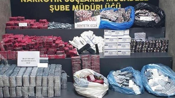 İzmirde 154 bin uyuşturucu hap yakalandı