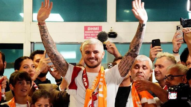 Mauro Icardi, İstanbul’a geldi