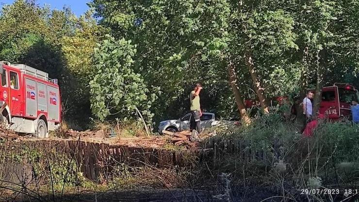 Yalovada mangal ateşi, yangına neden oldu