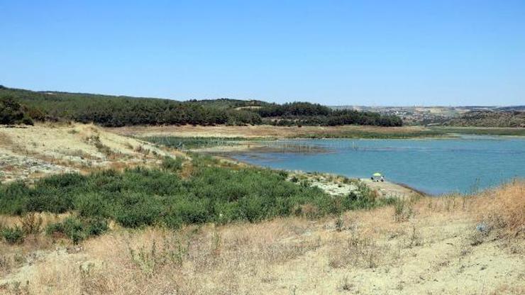 Tekirdağda Yazır Göletinin doluluk oranı yüzde 15e düştü
