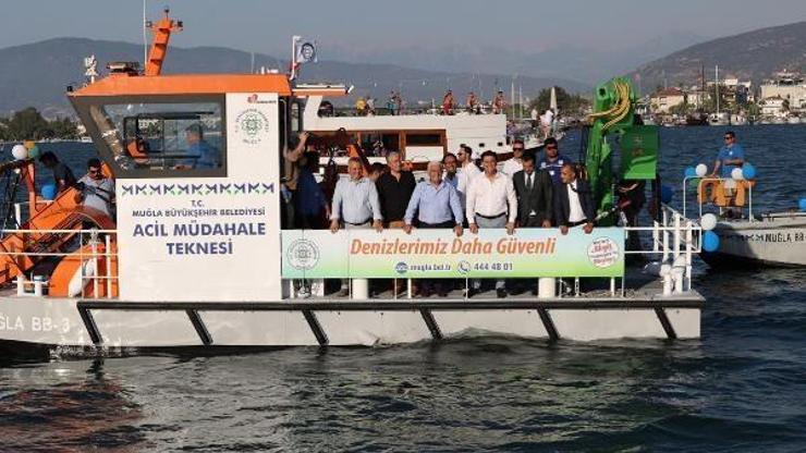 Muğlada denizlerdeki acil durumlar için 3 tekne hizmete başladı