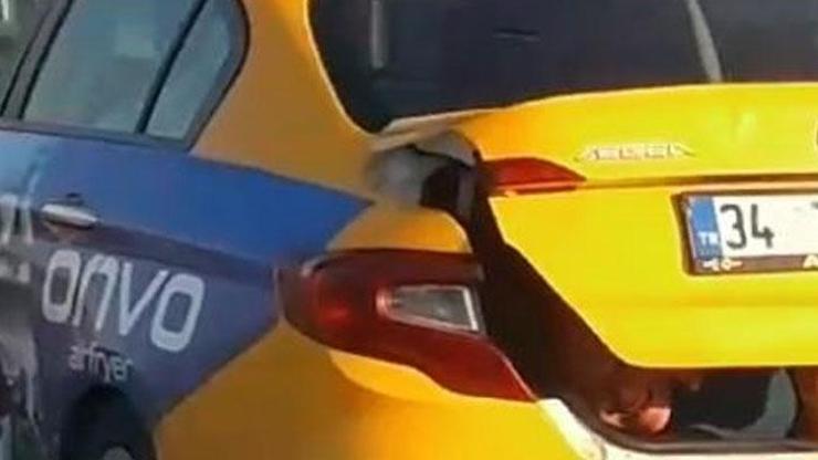TEMde tehlikeli yolculuk Taksinin bagajında seyahat etti