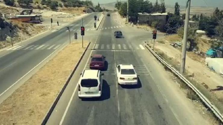 Gaziantepte dronlu trafik denetimi