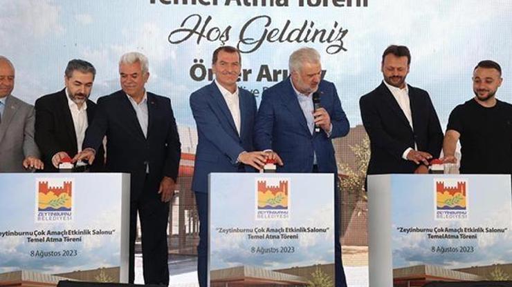 Zeytinburnu’nda Çok Amaçlı Etkinlik Salonu’nun temeli atıldı