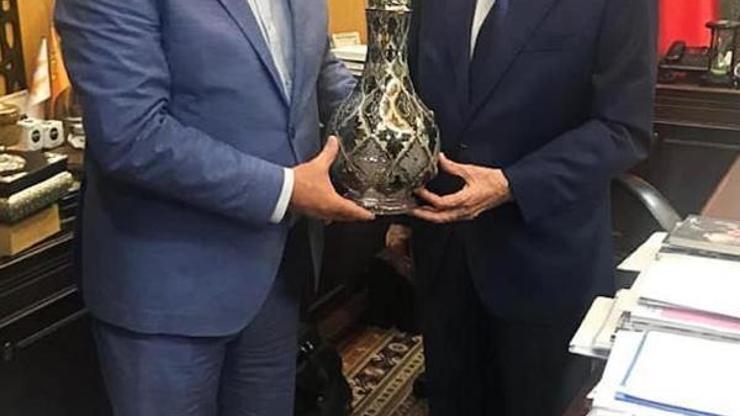 Başkan Ergünden MHP Genel Başkanı Devlet Bahçeliye ziyaret
