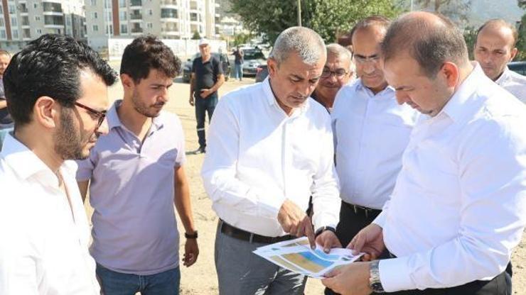 Koçarlıda yeni devlet hastanesi arazisinde inceleme