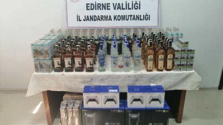 Edirne’deki kaçakçılık operasyonlarında 6 gözaltı