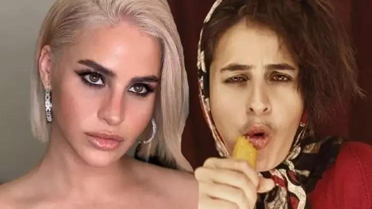 Büşra Pekinden havuçlu anne karakterine gönderme