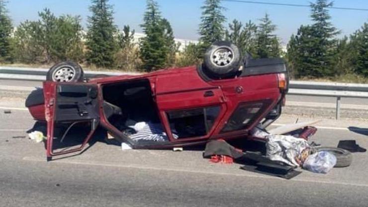 Otomobil takla attı: 3 yaralı