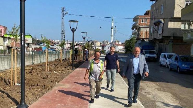 Canik’te yeni sosyal donatı alanları göz dolduruyor