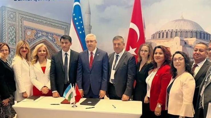 Rektör Prof. Dr. Budak Türkiye- Özbekistan Sağlık İş Forumu ve Fuarına katıldı