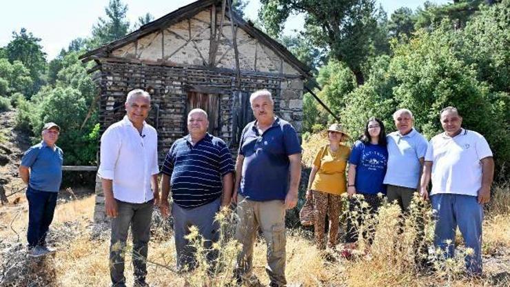 Başkan Uysal, yaylada çocukluk arkadaşlarıyla buluştu