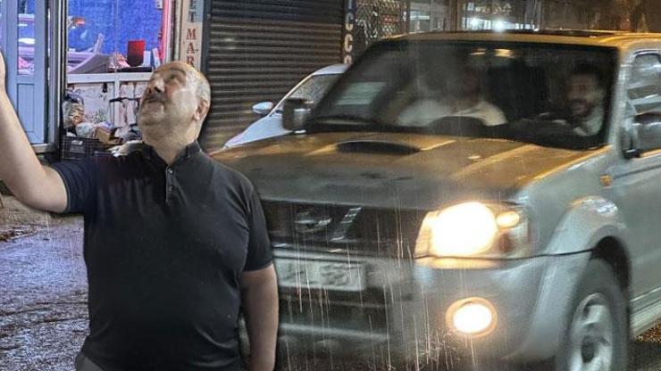 Basra sıcaklarından bunalan vatandaşların yağmur mutluluğu: İçeriye girmek bile istemiyorum