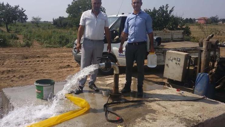 Mersinli Mahallesinde sondaj çalışmaları tamamlandı